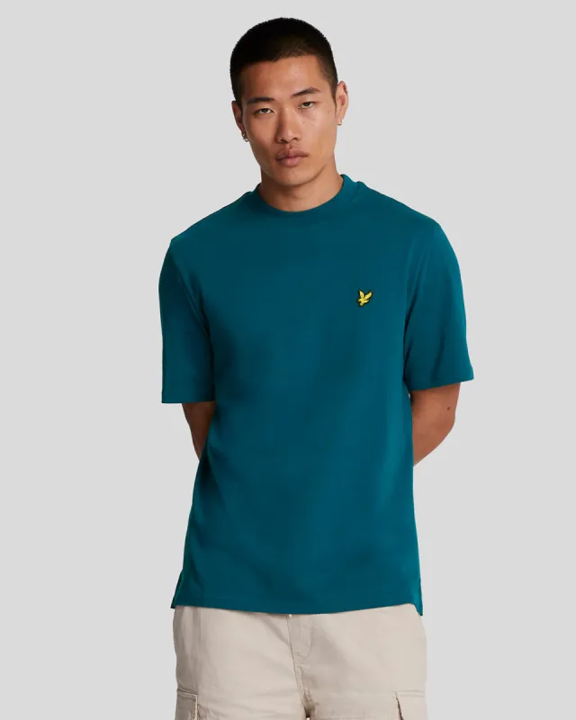 Cotton Crew Neck T-Shirt sold by Lyle & Scott