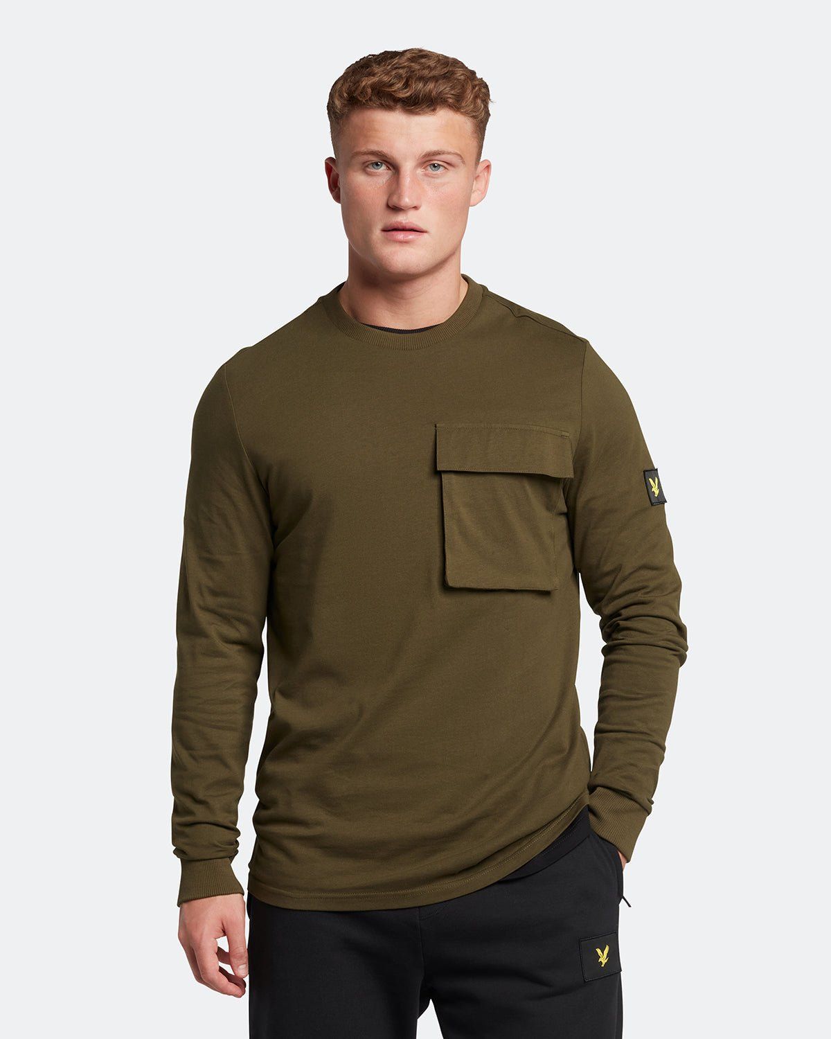 Casuals Pocket Long Sleeve T-Shirt sold by Lyle & Scott