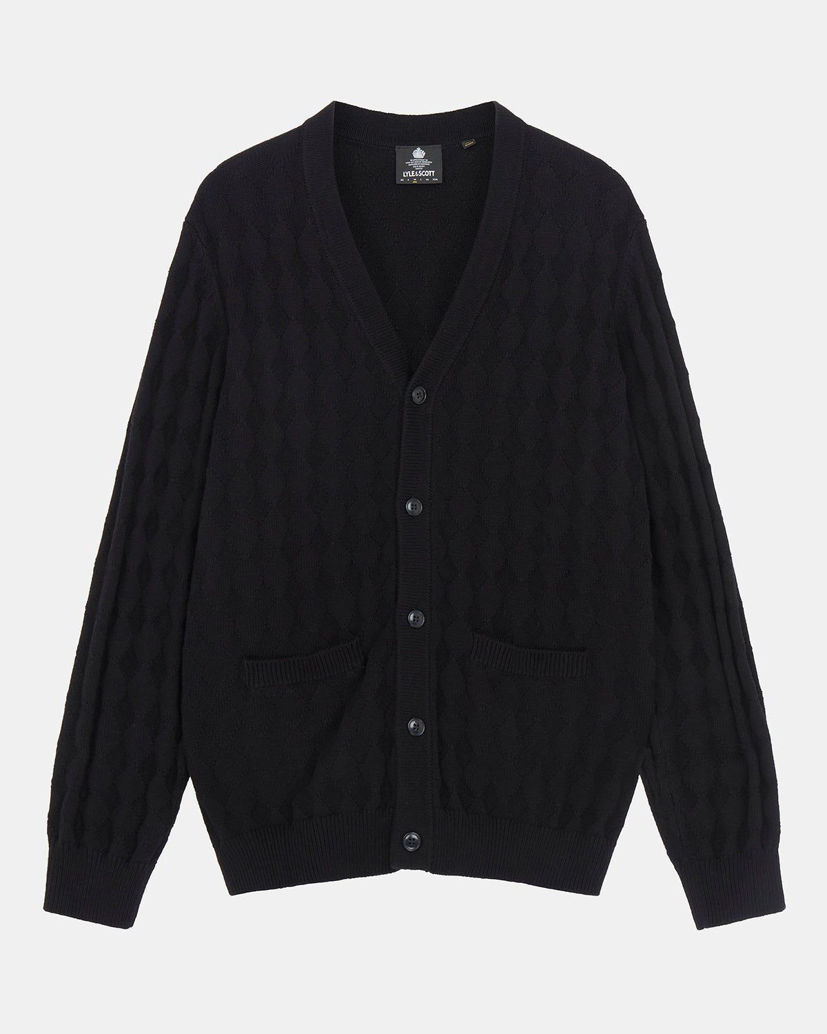 Argyle Cardigan sold by Lyle & Scott product image thumbnail 5