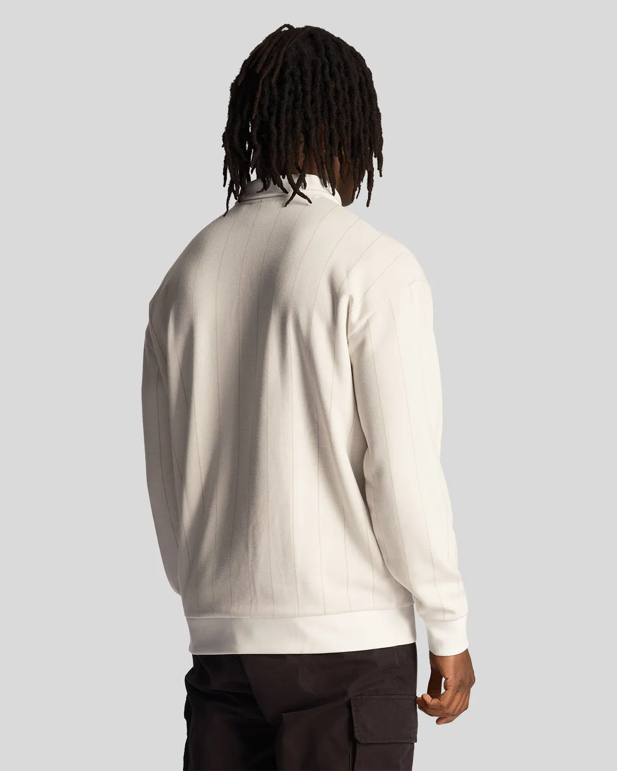 Pinstripe Collared Sweatshirt sold by Lyle & Scott product image thumbnail 3
