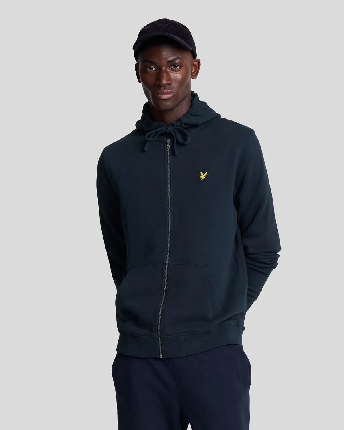 Loopback Cotton Full Zip Hoodie sold by Lyle & Scott