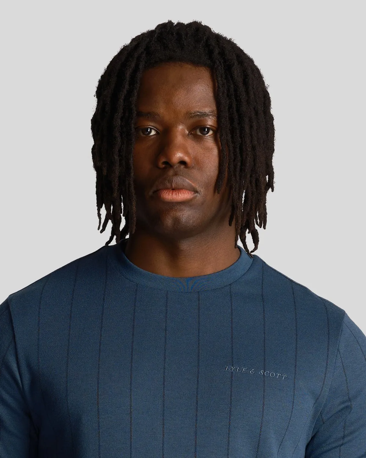 Pinstripe T-Shirt sold by Lyle & Scott product image thumbnail 4