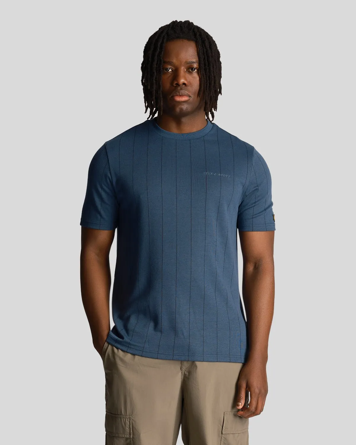 Pinstripe T-Shirt sold by Lyle & Scott