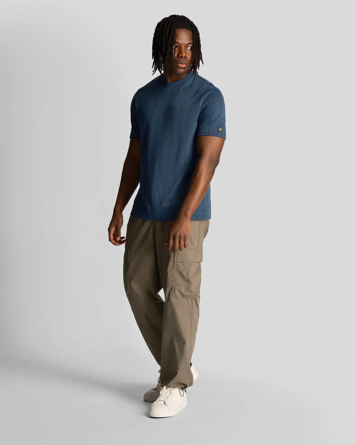 Pinstripe T-Shirt sold by Lyle & Scott product image thumbnail 2