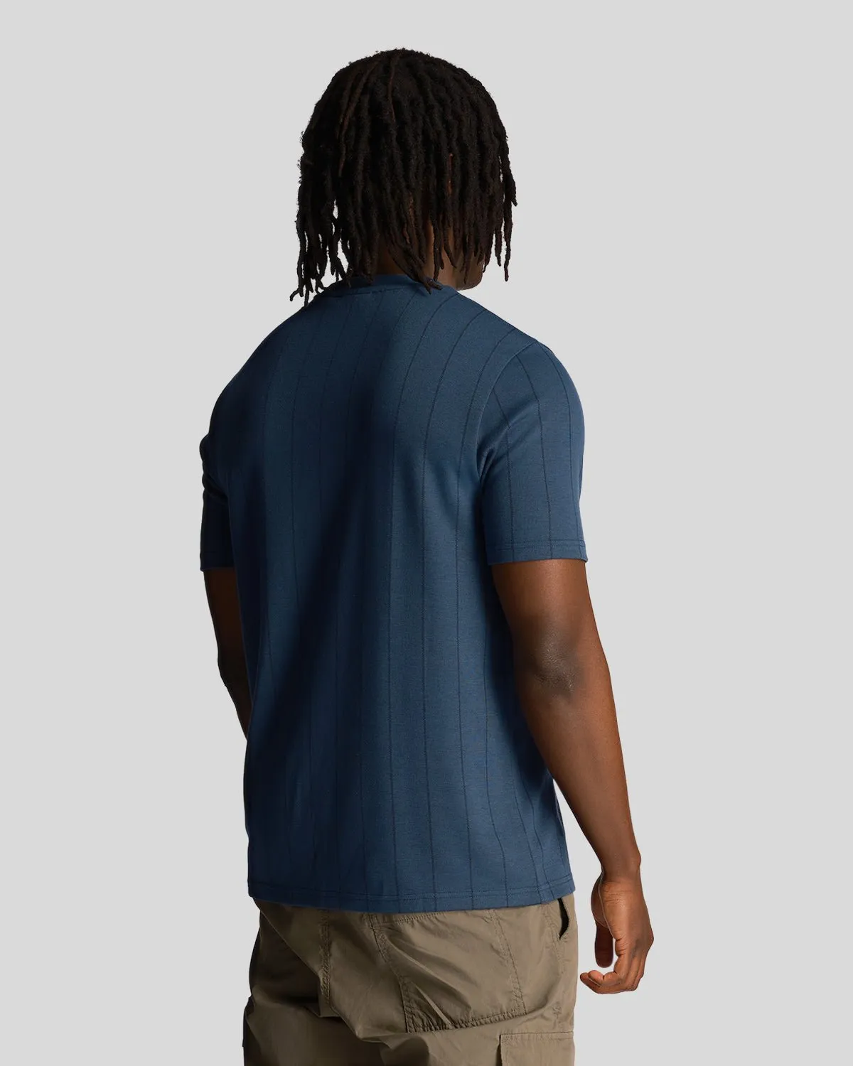 Pinstripe T-Shirt sold by Lyle & Scott product image thumbnail 3