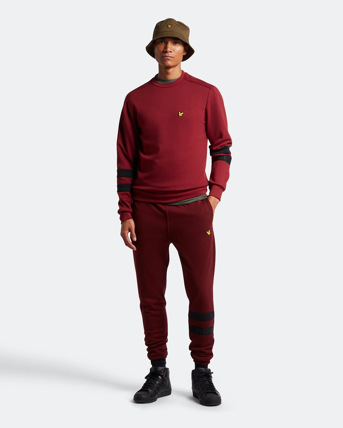 Sports Sleeve Stripe Crew Neck Sweatshirt sold by Lyle & Scott product image thumbnail 2