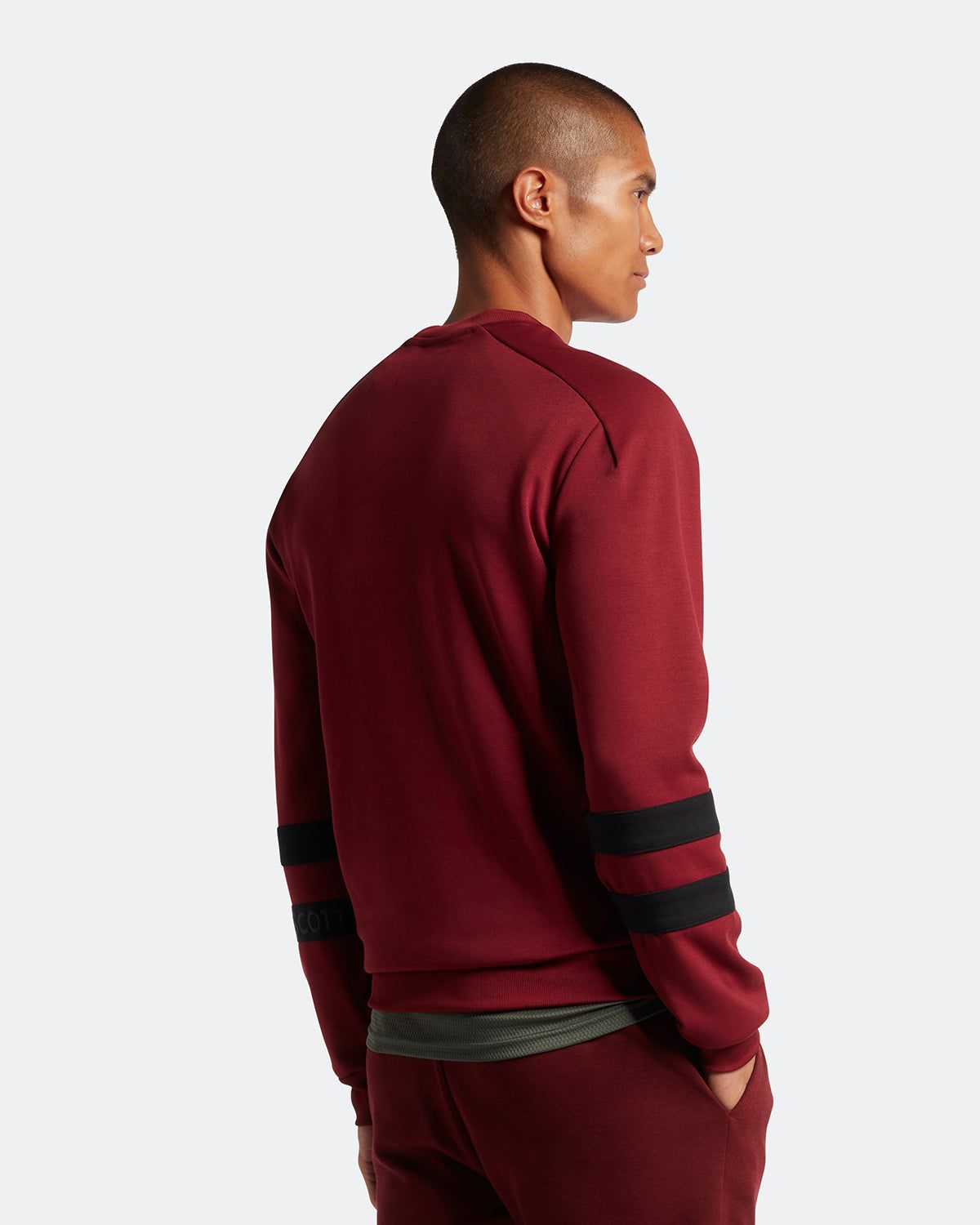 Sports Sleeve Stripe Crew Neck Sweatshirt sold by Lyle & Scott product image thumbnail 3