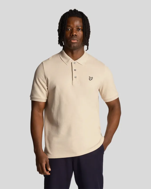 Premium Vintage Flatback Pique Polo Shirt sold by Lyle & Scott