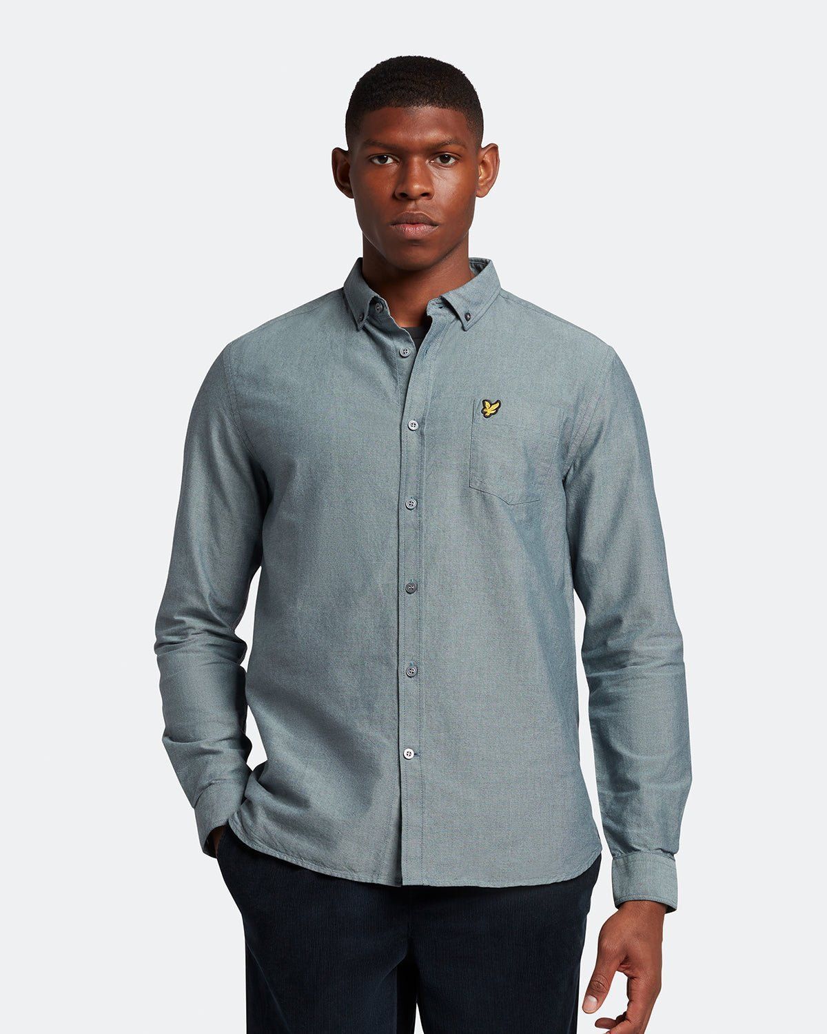 Regular Fit Light Weight Oxford Shirt sold by Lyle & Scott