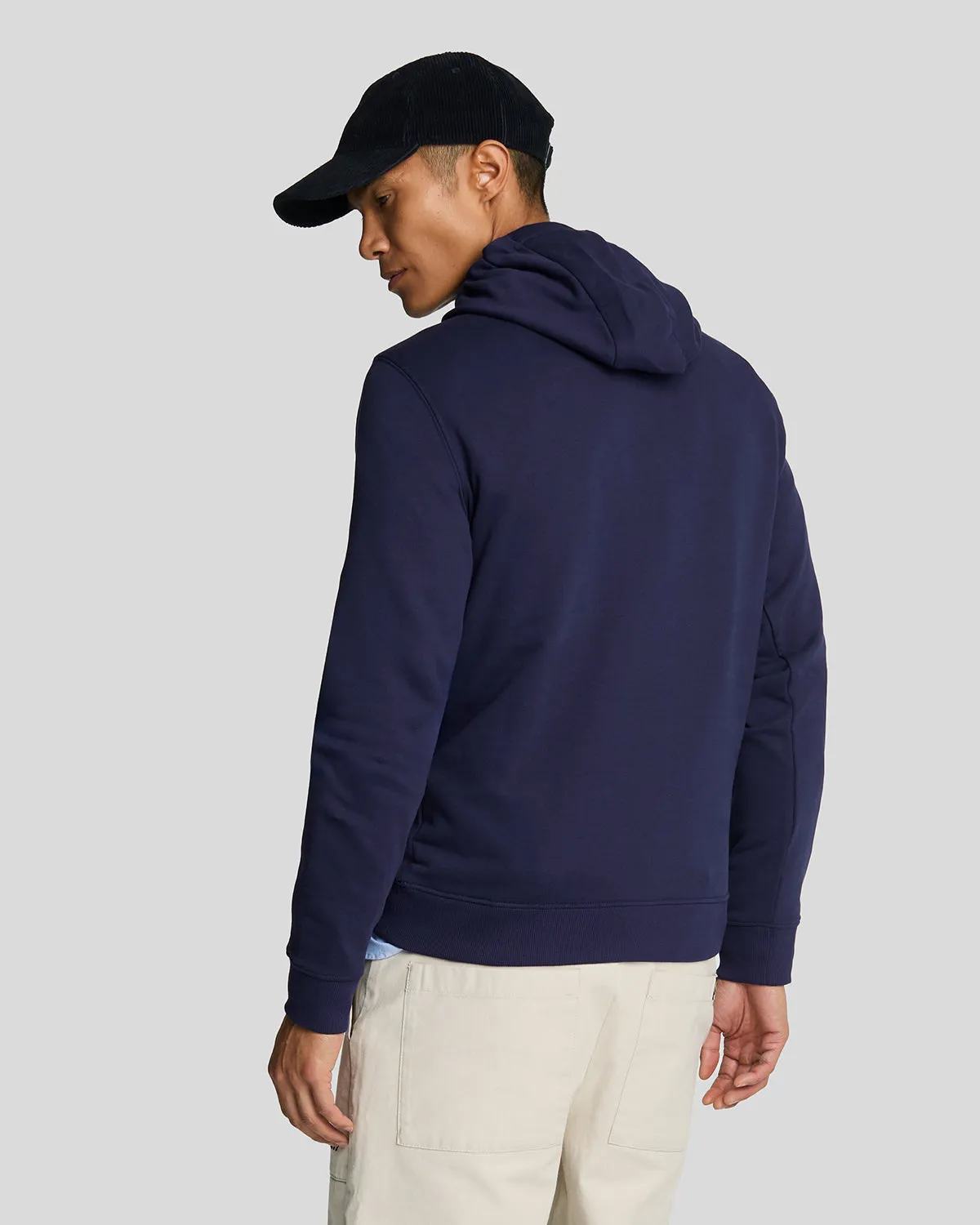 Loopback Cotton Hoodie sold by Lyle & Scott product image thumbnail 3