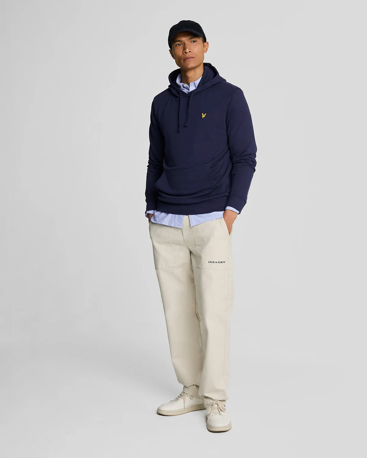 Loopback Cotton Hoodie sold by Lyle & Scott product image thumbnail 2