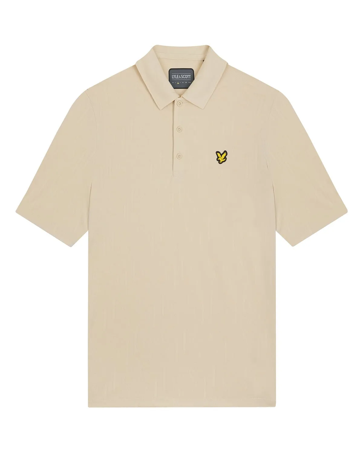 Golf Monogram Jacquard Polo Shirt sold by Lyle & Scott product image thumbnail 5