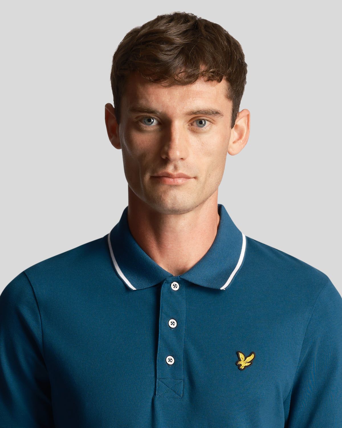 Tipped Polo Shirt sold by Lyle & Scott product image thumbnail 4