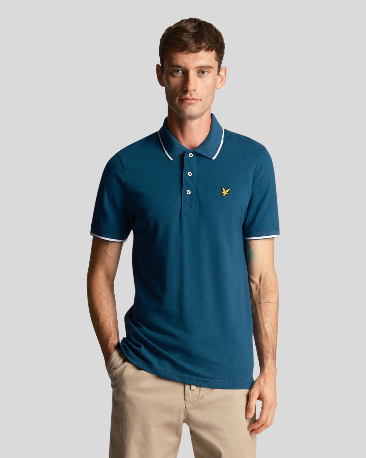Tipped Polo Shirt sold by Lyle & Scott