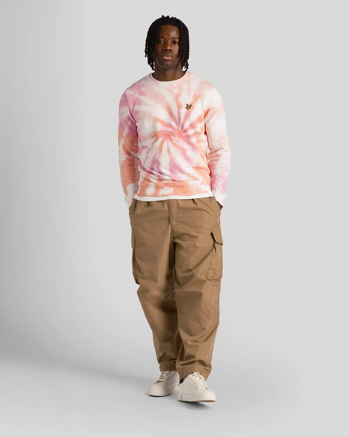 Tie Dye Crew Neck Sweatshirt sold by Lyle & Scott product image thumbnail 2