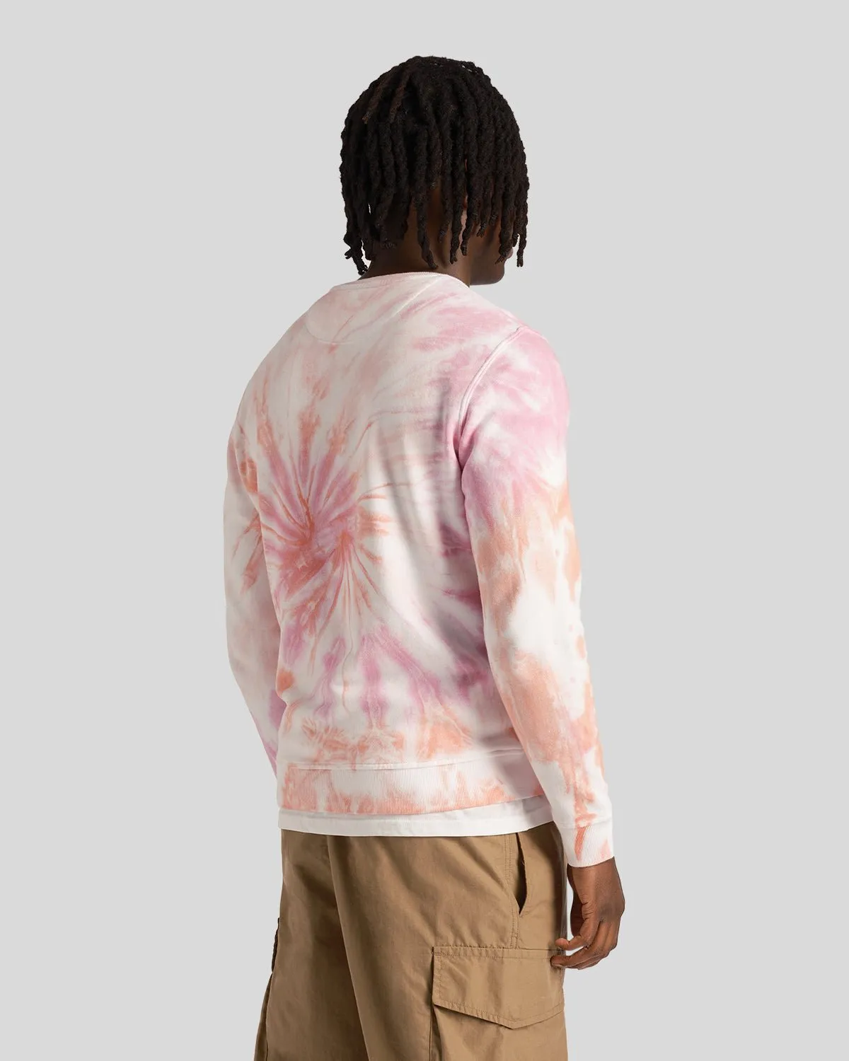 Tie Dye Crew Neck Sweatshirt sold by Lyle & Scott product image thumbnail 3