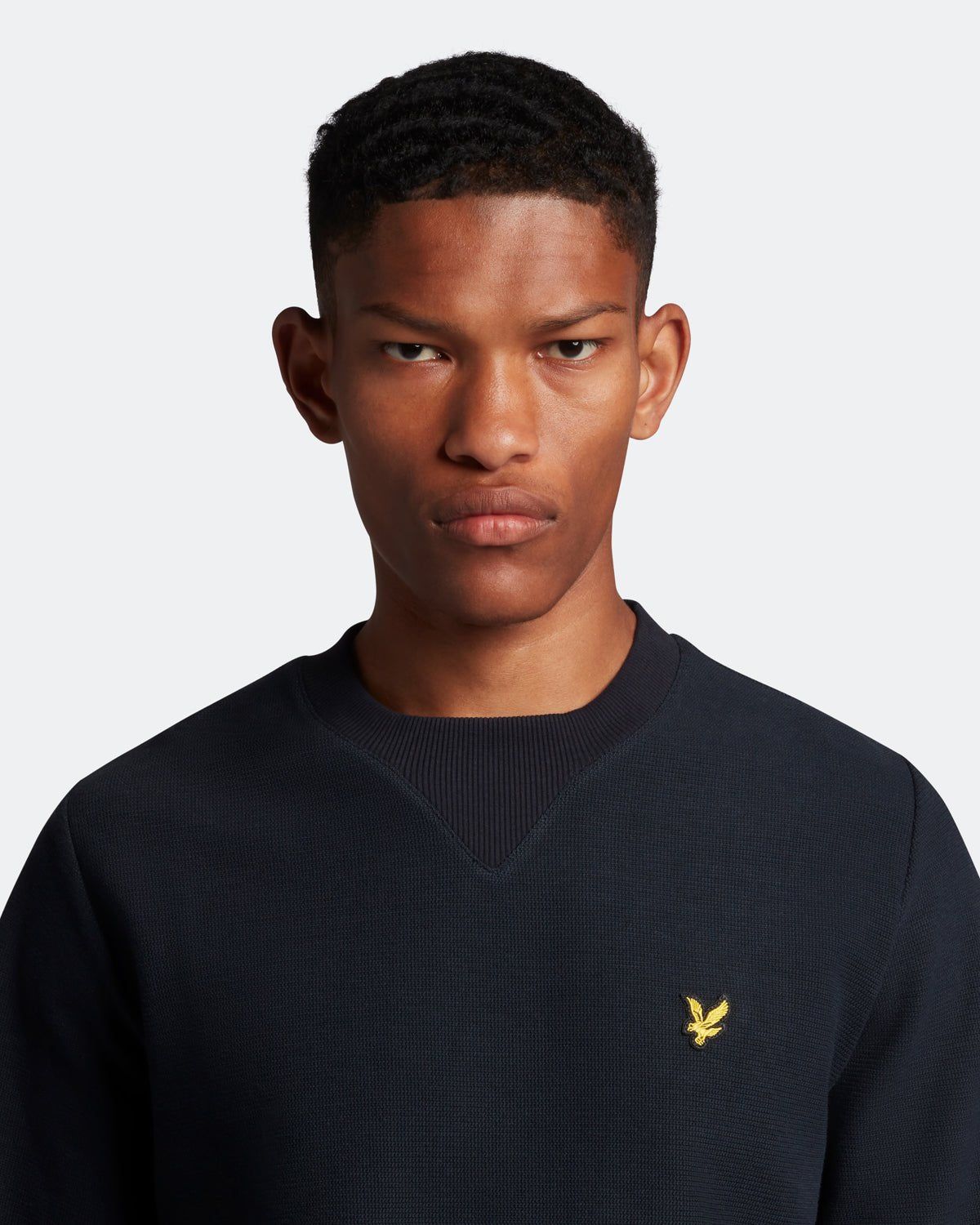Fine Textured Sweatshirt sold by Lyle & Scott product image thumbnail 4