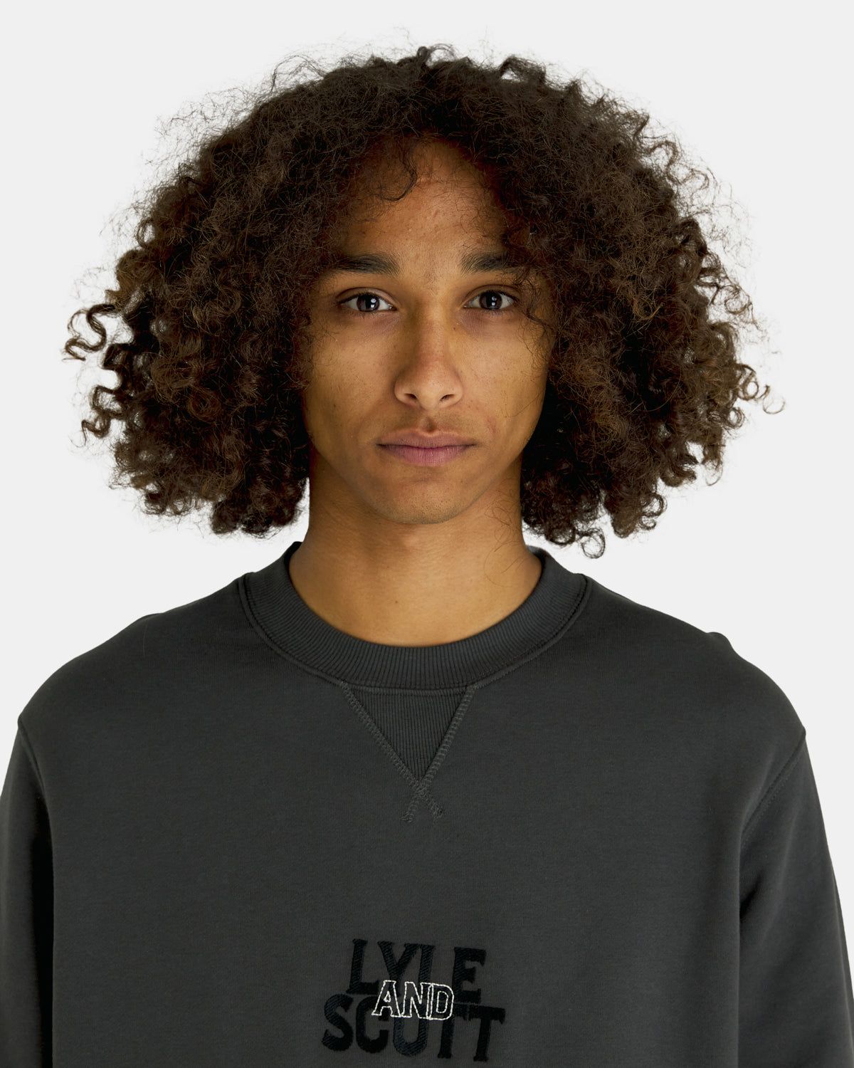 Varsity Embroidered Crew Neck Sweatshirt sold by Lyle & Scott product image thumbnail 4