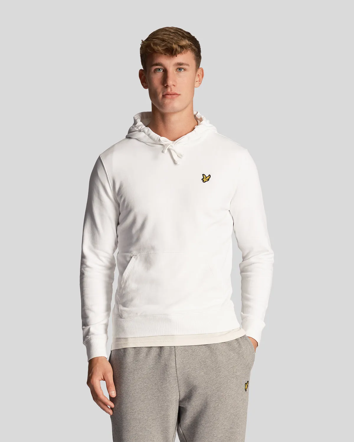 Loopback Cotton Hoodie sold by Lyle & Scott
