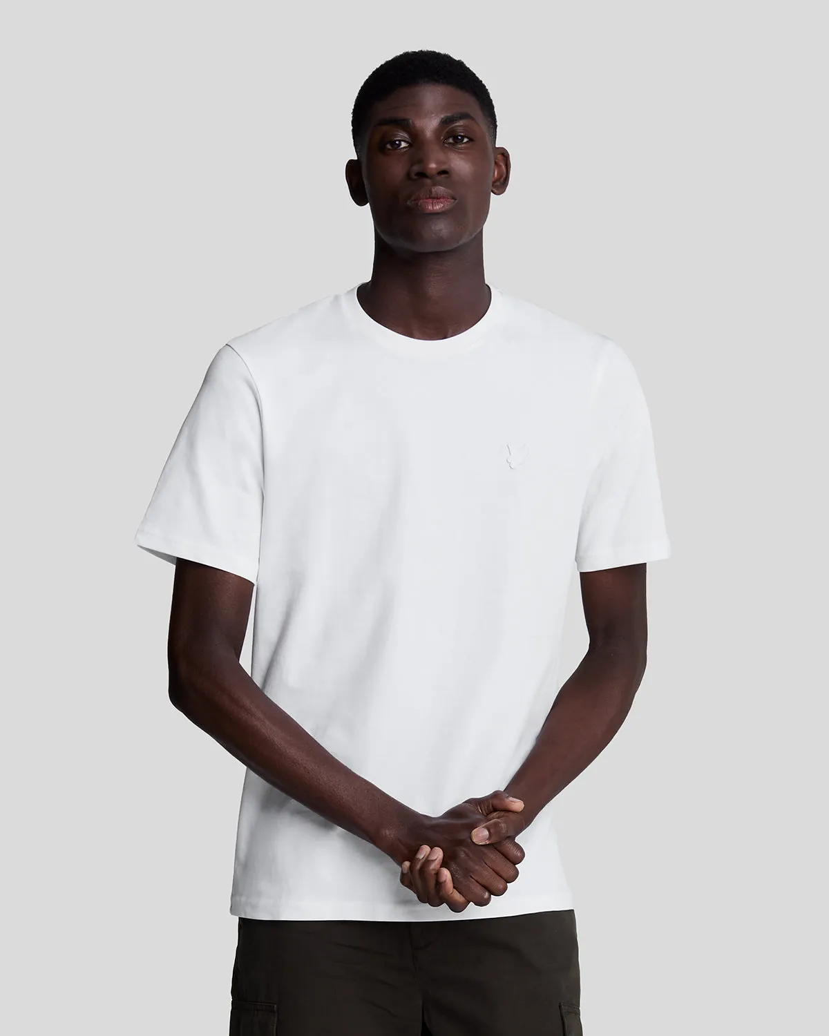 Cotton Crew Neck T-Shirt sold by Lyle & Scott