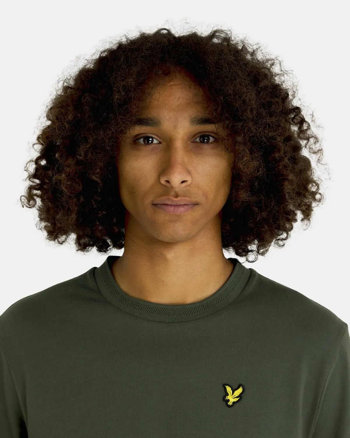 Textured Tipped T-Shirt sold by Lyle & Scott product image thumbnail 4