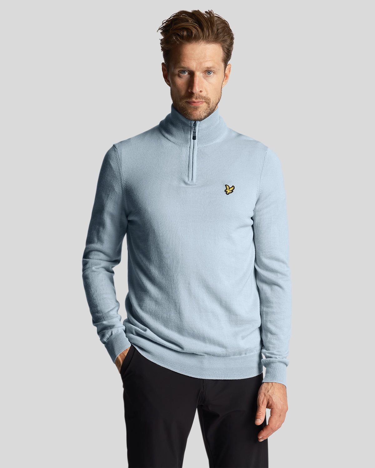 Golf Core 1/4 Zip Merino Jumper sold by Lyle & Scott