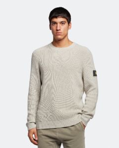 Ribbed Crew Neck Jumper sold by Lyle & Scott