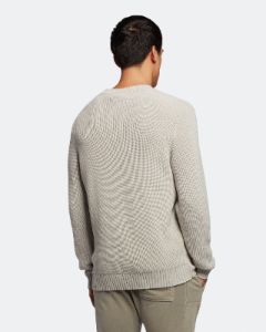 Ribbed Crew Neck Jumper sold by Lyle & Scott