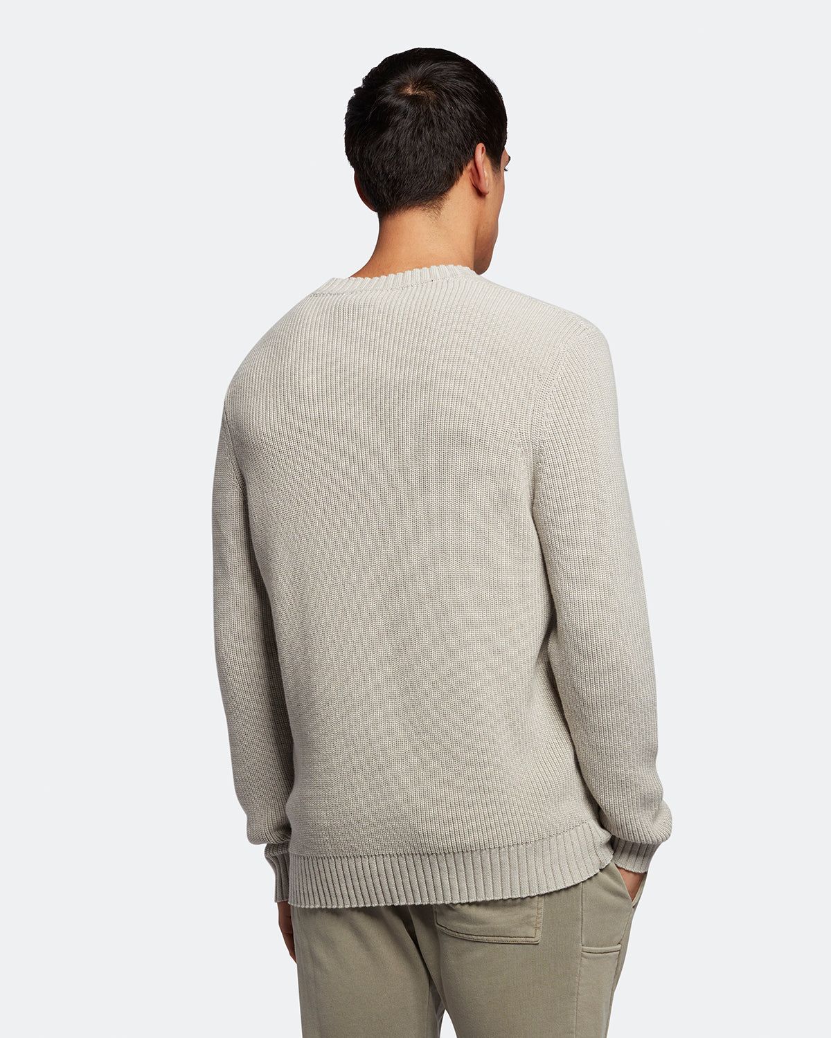 Ribbed Crew Neck Jumper sold by Lyle & Scott product image thumbnail 3