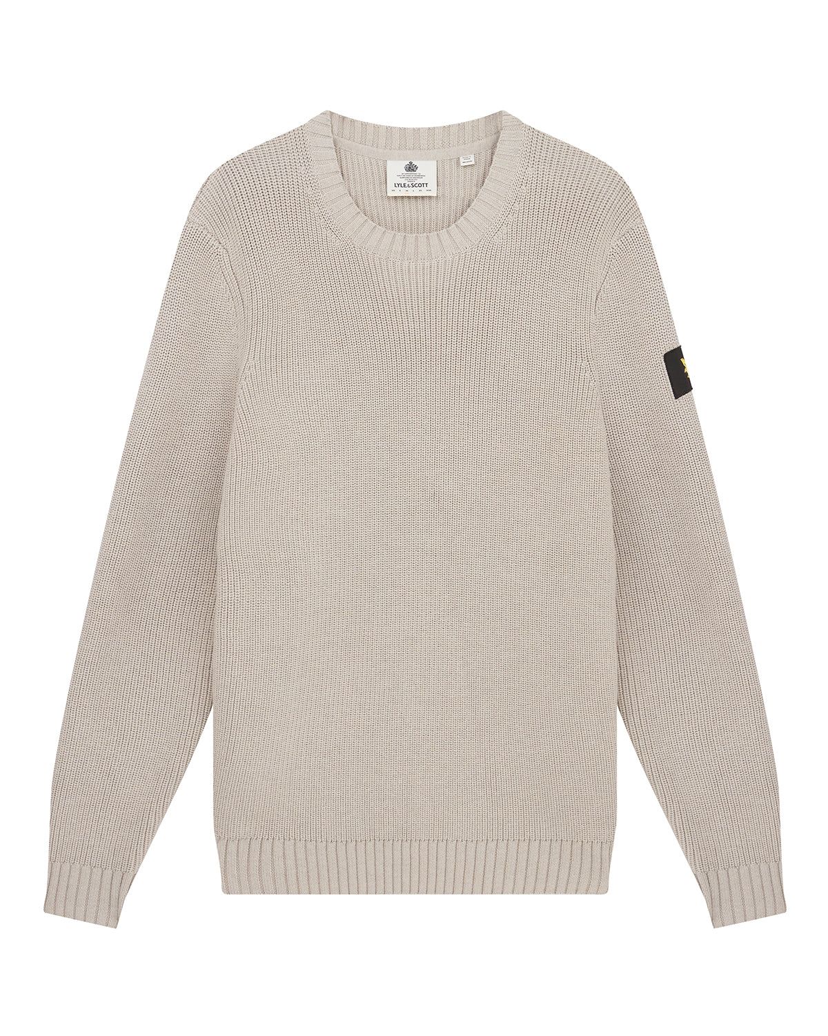 Ribbed Crew Neck Jumper sold by Lyle & Scott product image thumbnail 5