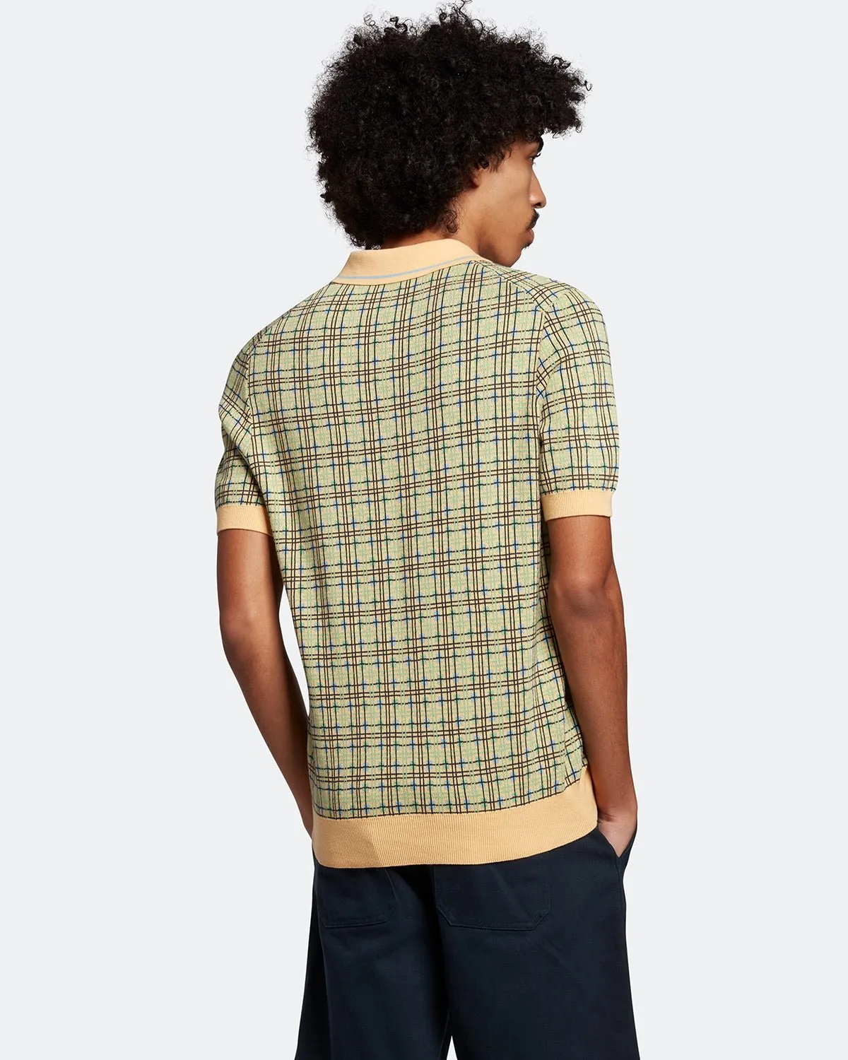 Grid Polo Shirt sold by Lyle & Scott product image thumbnail 3