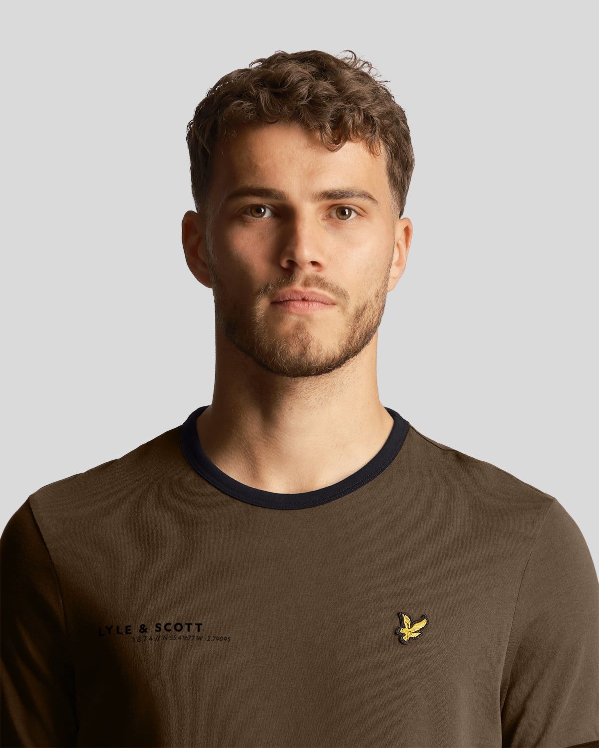 Plain Ringer T-Shirt Co-Ordinates Print sold by Lyle & Scott product image thumbnail 4