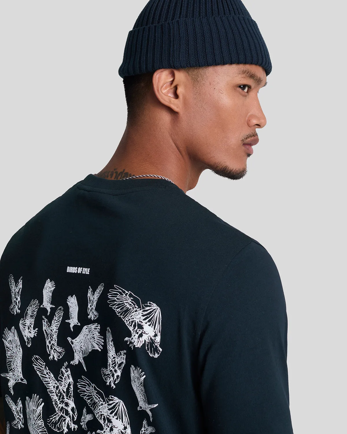 Scattered Eagles Graphic T-Shirt sold by Lyle & Scott product image thumbnail 4