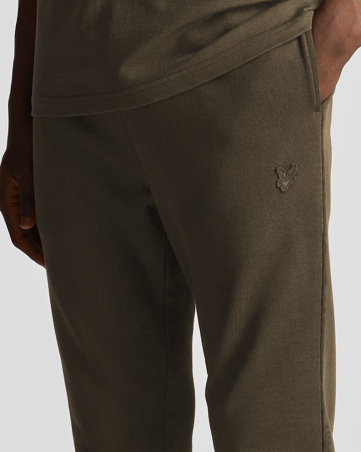 Tonal Eagle Skinny Sweatpant sold by Lyle & Scott product image thumbnail 4