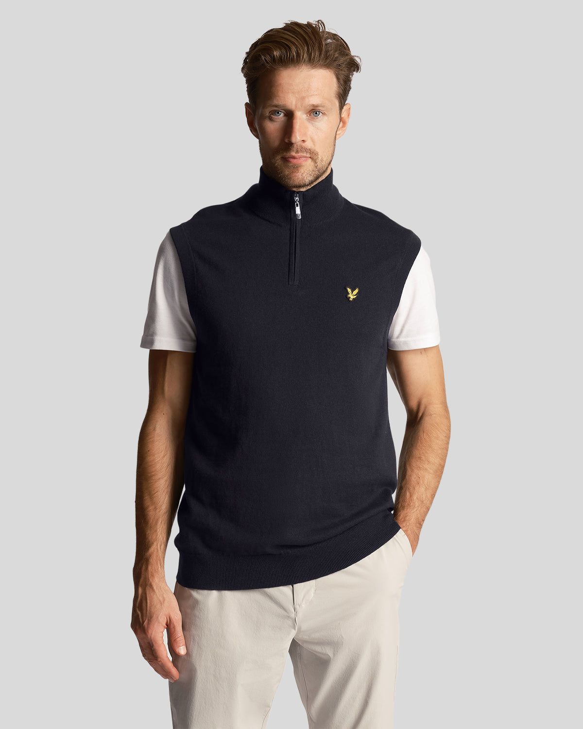 Golf Knitted Vest sold by Lyle & Scott