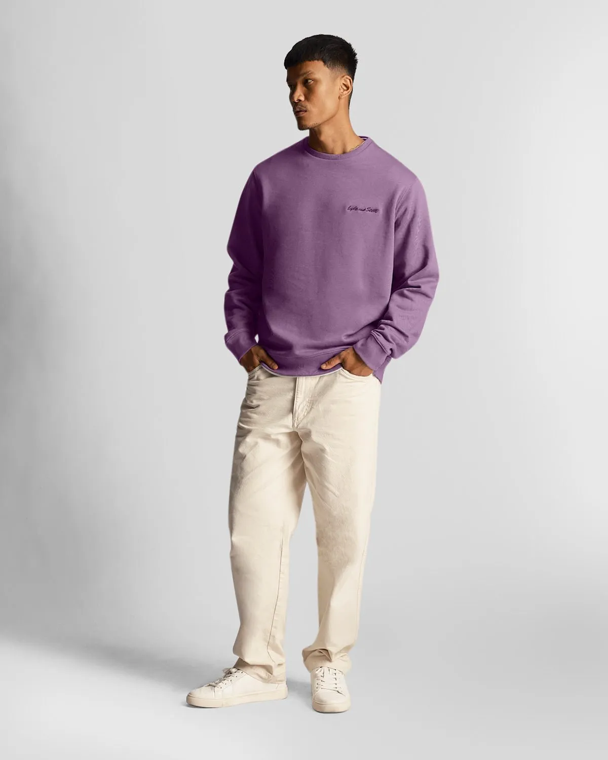 Embroidery Crew Neck Sweatshirt sold by Lyle & Scott product image thumbnail 2