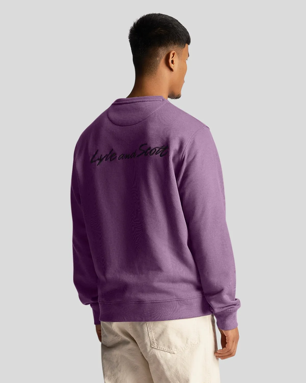 Embroidery Crew Neck Sweatshirt sold by Lyle & Scott product image thumbnail 3
