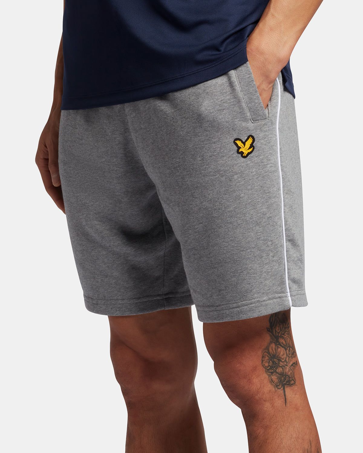 Sports Sweat Short With Contrast Piping sold by Lyle & Scott product image thumbnail 4