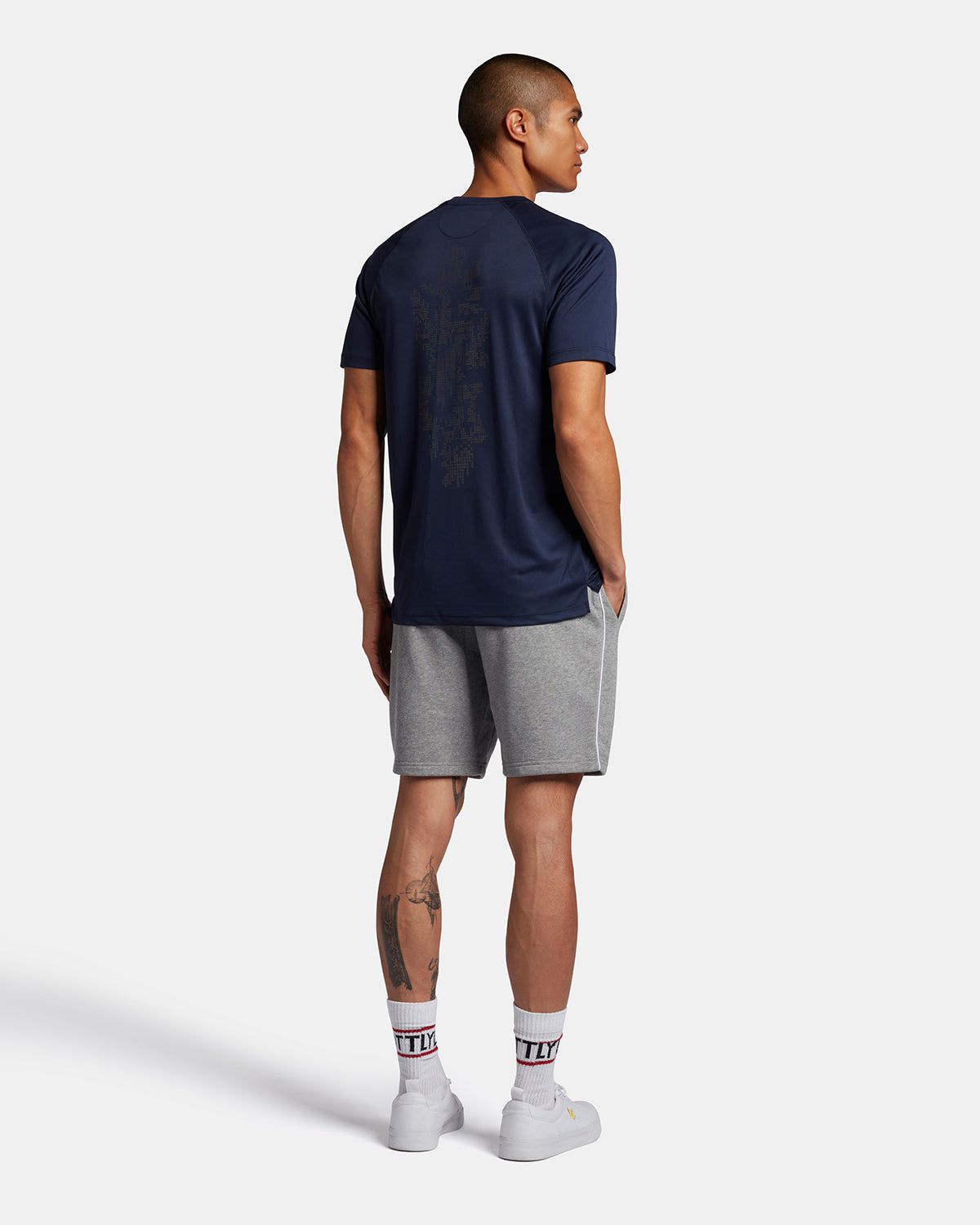 Sports Sweat Short With Contrast Piping sold by Lyle & Scott product image thumbnail 3