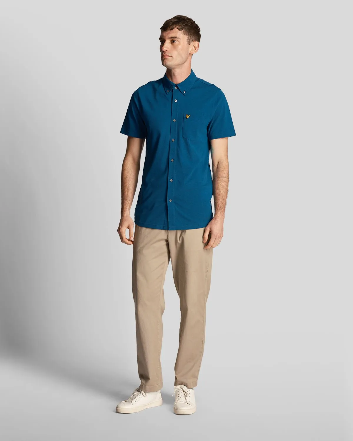 Short Sleeve Pique Shirt sold by Lyle & Scott product image thumbnail 2