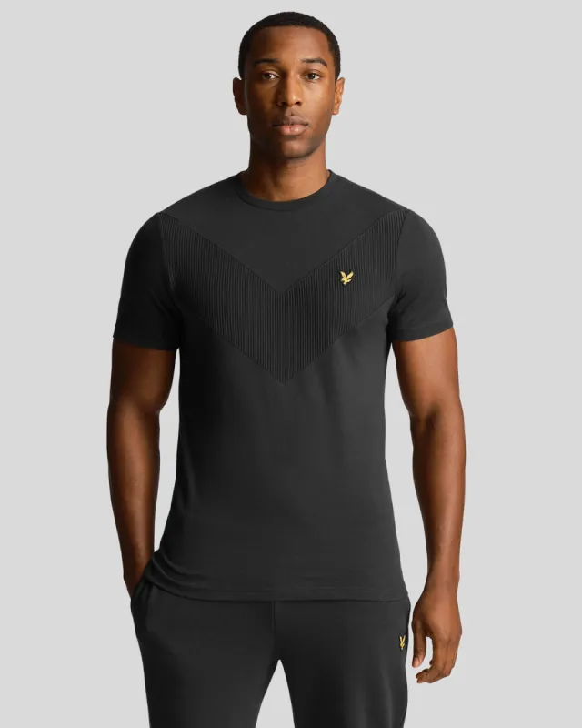 Chevron T-Shirt made by Lyle & Scott