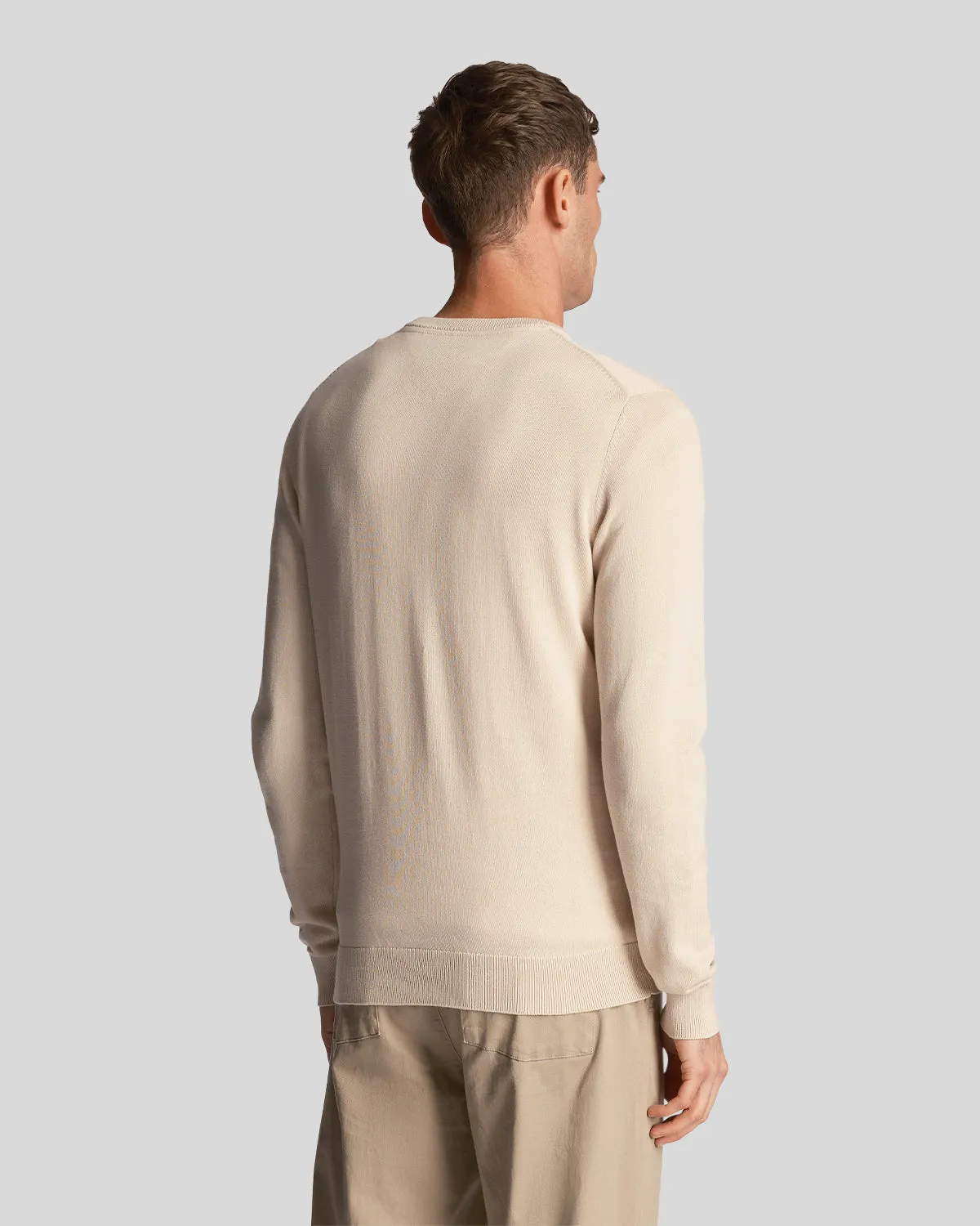 Cotton Crew Neck Jumper sold by Lyle & Scott product image thumbnail 3