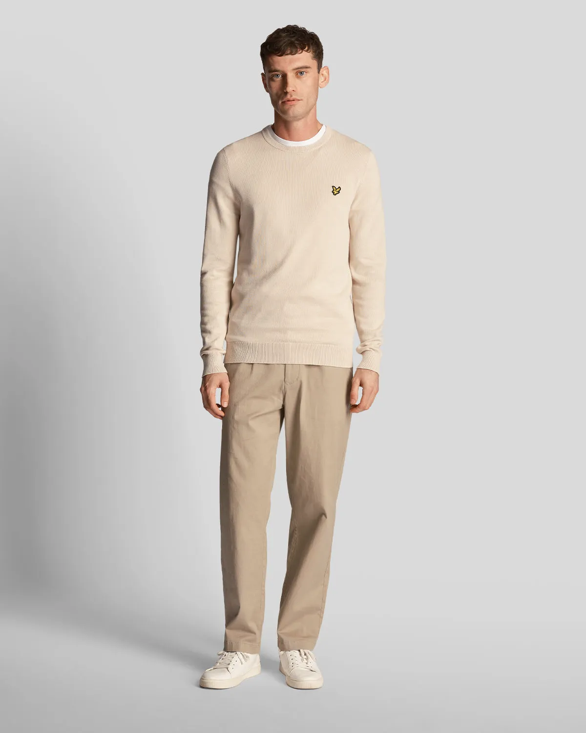 Cotton Crew Neck Jumper sold by Lyle & Scott product image thumbnail 2