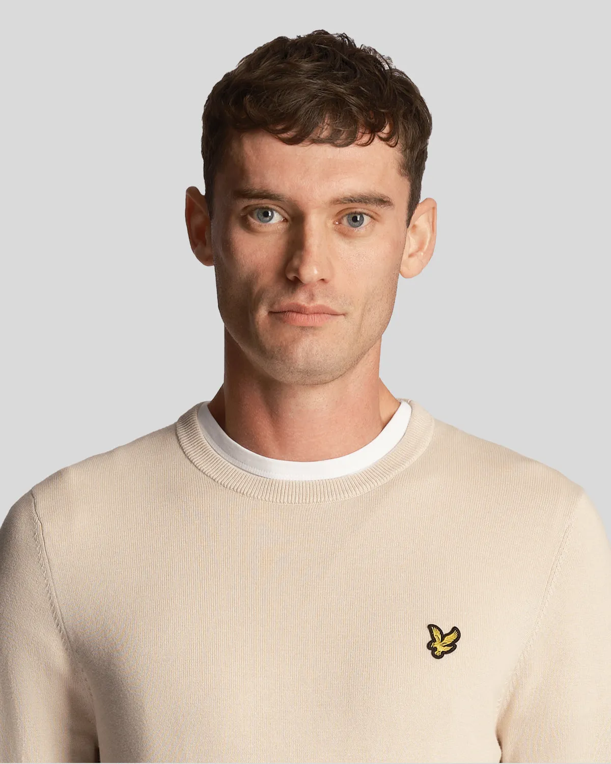 Cotton Crew Neck Jumper sold by Lyle & Scott product image thumbnail 4