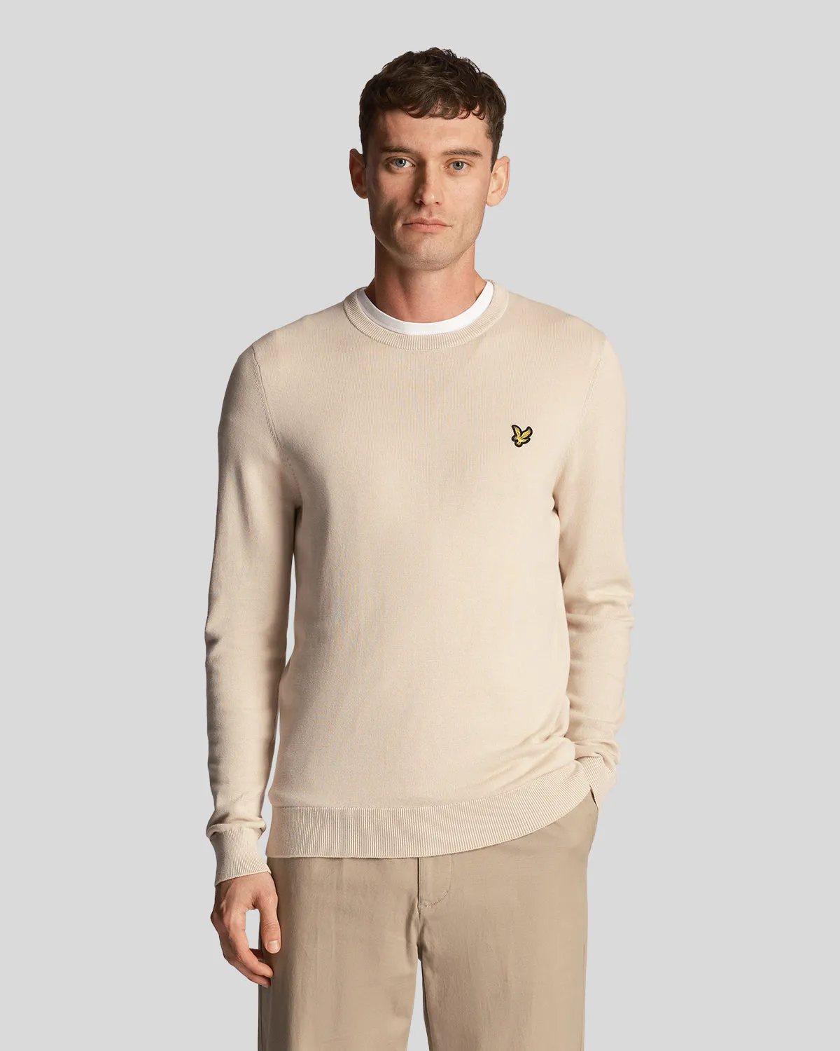 Cotton Crew Neck Jumper sold by Lyle & Scott