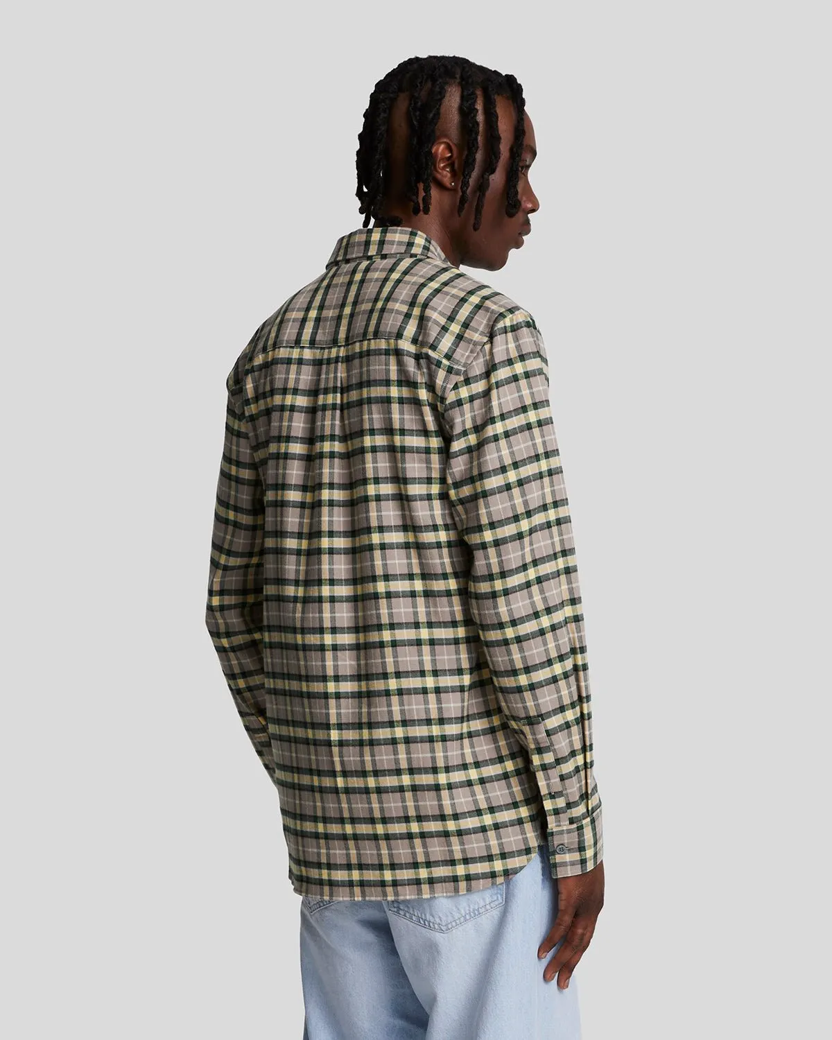 Check Flannel Shirt sold by Lyle & Scott product image thumbnail 3