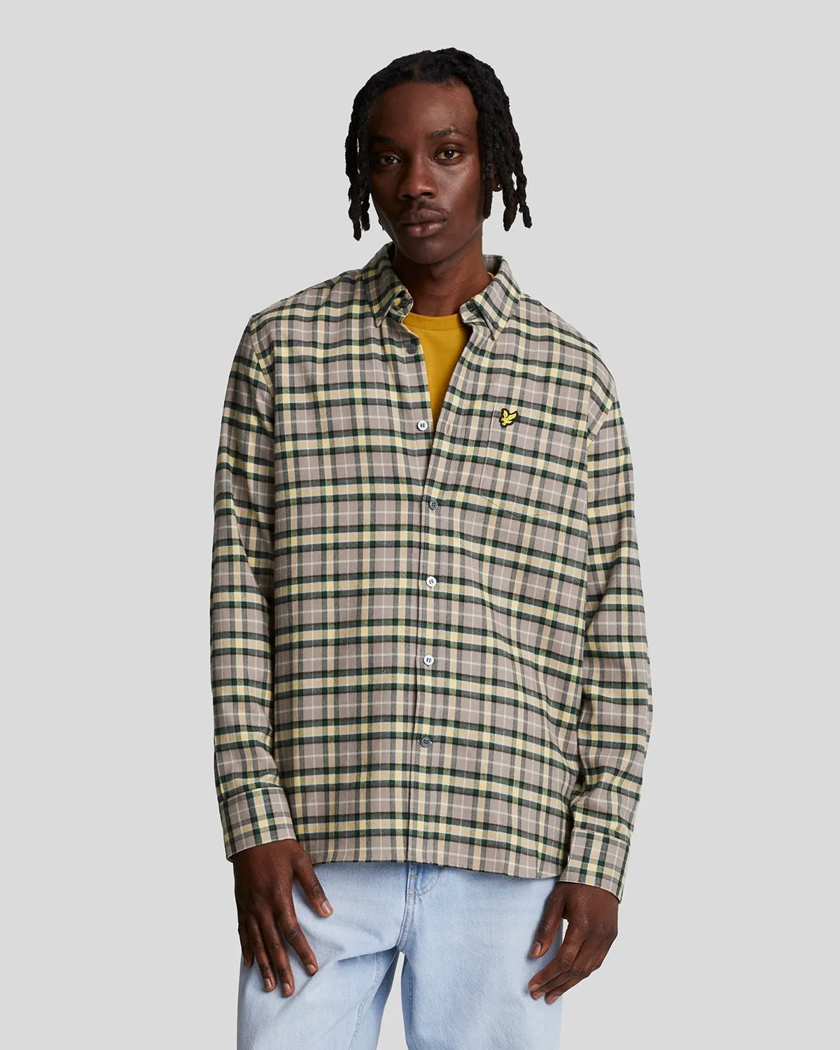Check Flannel Shirt sold by Lyle & Scott