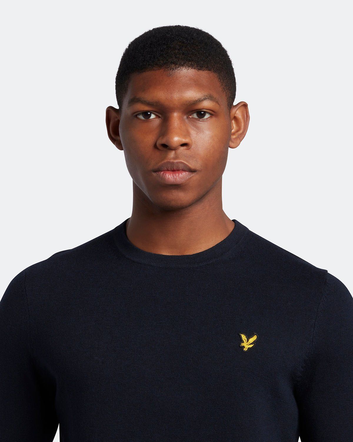 Cotton Merino Crew Neck Jumper sold by Lyle & Scott product image thumbnail 4