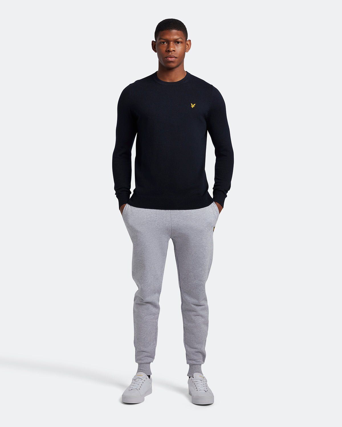 Cotton Merino Crew Neck Jumper sold by Lyle & Scott product image thumbnail 2
