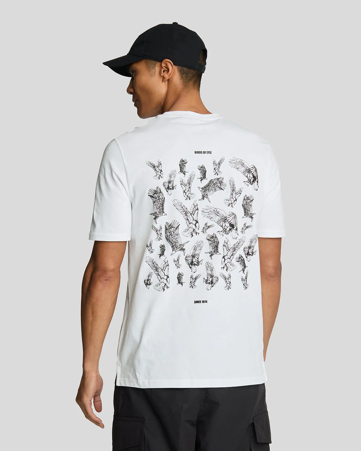 Scattered Eagles Graphic T-Shirt sold by Lyle & Scott